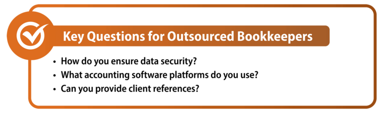 A list of questions to ask an outsourced bookkeeper