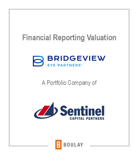 Financial Reporting Valuation: Bridgeview Eye Partners. A portfolio company of Sentinel Capital Partners.