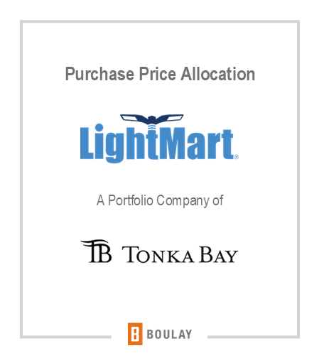 Purchase Price Allocation: LightMart. A portfolio company of Tonka Bay.