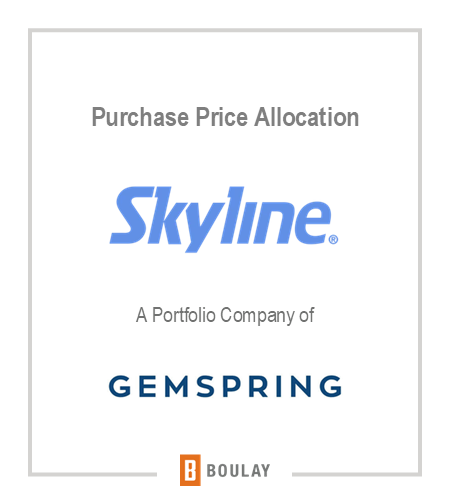 Purchase Price Allocation: Skyline. A portfolio company of GEMSPRING.