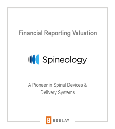 Financial Reporting Valuation: Spineology. A pioneer in spinal devices and delivery systems.