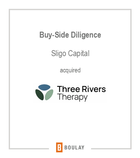 Buy-Side Diligence Sligo Capital acquired Three Rivers Therapy